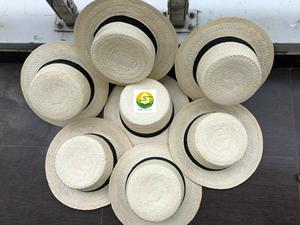 หมวกสานใบปาล์มสำหรับผู้ใหญ่ ขายส่ง พร้อมสายคาดโลโก้สั่งทำ  ส่งออกจากโรงงานโดยตรงในเวียดนาม - Product Image 1