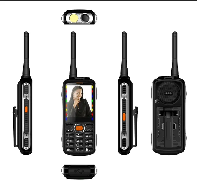 B12 best battery phone With Walkie Talkie 2.4 inch screen display