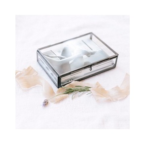 Glass Photo Box with Metal Frame for <b>Jewelry</b> <b>Storage</b> Decoration - Product Image 6