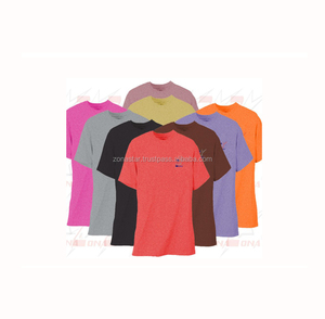Camiseta 100% de algodón con diseño personalizado para hombre, Camisa lisa de gran tamaño con logotipo personalizado, cuello redondo, manga corta, tela de poliéster - Product Image 1