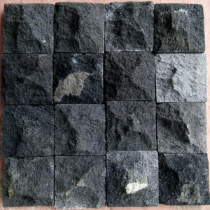 Carreaux rustiques de première qualité 10x10x1 Pedra Hitam Bruta Carreaux d'extérieur antibactériens pour piscines Revestimento Carreaux - Product Image 4