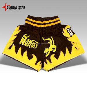 Custom Angry Looks Pink Muay Thai Shorts Boxeo Desgaste de artes marciales - Product Image 2