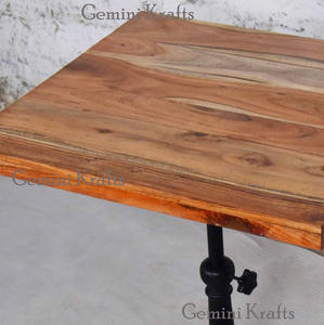 ฐานเหล็กหล่ออุตสาหกรรมวินเทจสำหรับร้านกาแฟร้านอาหารชุดเฟอร์นิเจอร์โต๊ะกลางแจ้ง - Product Image 2