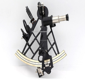 Sextant nautique en laiton 10 \ "Marine à collectionner avec finition noire à piston Sextant maritime allemand pour utilisation à bord-Fournitures marines - Product Image 3