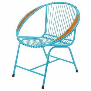 Silla de METAL de alambre decorativa para el hogar, silla de hierro de buena calidad, Económica - Product Image 2