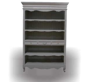 Muebles de Caoba de Indonesia, Librería Abierta de Estilo Vintage Francés - Product Image 2