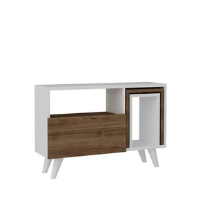 Meuble pour téléviseur en noyer blanc de qualité Novella K2 en aggloméré de luxe de Turkiye Best-seller - Product Image 3