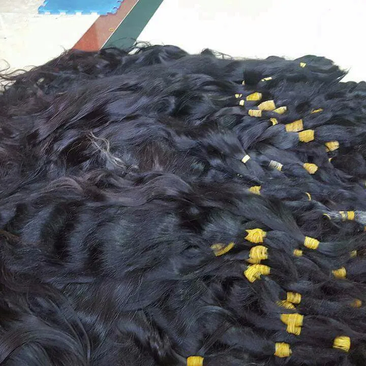 100% Rambut Manusia Kutikula Rambut Selaras Sutra Rambut Vietnam Harga Murah