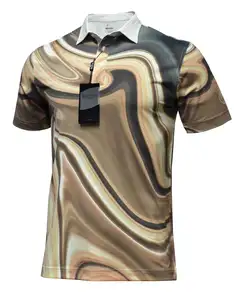 すべてのゴルファー工場のためのポロゴルフシャツ直接価格OEMポロシャツメンズクイックドライ通気性Tシャツメンズスポーツ