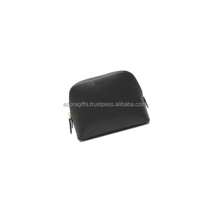 Bolsa de Cosméticos de Cuero Genuino con Logotipo Personalizado, Bolsa de Maquillaje al por Mayor - Product Image 1