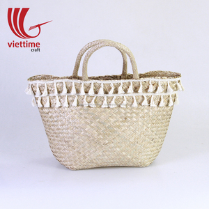 หญ้าทะเลฟางถุงชายหาดสำหรับฤดูร้อนทำในเวียดนามขายส่ง - Product Image 1