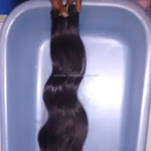 Tissage de cheveux humains remy de qualité. Extension de cheveux humains ondulés naturels de tamil nadu - Product Image 1