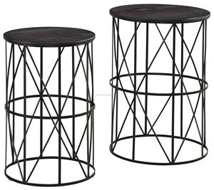 Tables d'appoint en fer forgé - Product Image 1
