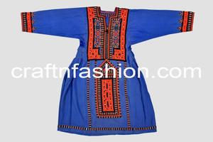 Tradicional Vintage bordado a mano Balochi Top y Kuchi Frock-Vestido Balochi bordado a mano ELEGANCE MEGH CRAFT Marca En stock - Product Image 5