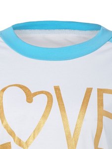 Fabricante directo de lujo de las mujeres 100% algodón camisetas de manga larga personalizado impreso alta seda Logo encaje talla grande botón - Product Image 6