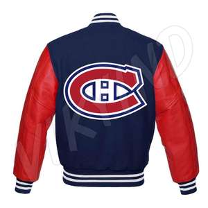 Chaqueta universitaria con mangas de cuero Letterman para hombre, hecha a medida al por mayor y de primera calidad, chaqueta universitaria para hombre de Viky Industries - Product Image 6