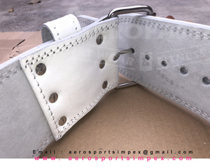 Power Split Leather Gym Fitness Belt Accesorio de entrenamiento de fuerza para equipo de levantamiento de pesas - Product Image 5