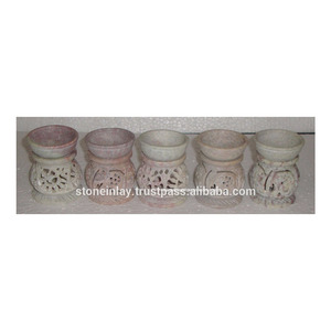 Handmade Soapstone Aroma Oil Beautiful Warmer - Product Image 1
