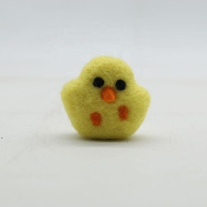 100% ไก่เนื้อสักหลาดเล็กๆน้อยๆ ECS-014เป็นมิตรกับสิ่งแวดล้อมขนแกะนิวซีแลนด์มีความสามารถช่างฝีมือผู้หญิงโอกาสอีสเตอร์เนปาลศิลปะเข็มที่มีทักษะ - Product Image 3