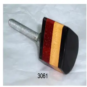 Perillas de cerámica de color esmaltado, tiradores de manija de armario de cajón, perilla de puerta de resina - Product Image 1