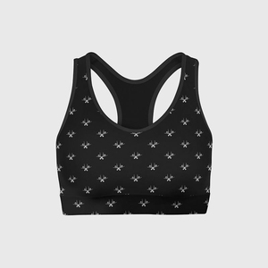 Soutiens-gorge de sport sans couture à marque privée, séchage rapide, évacuation de l'humidité, nylon et élasthanne, faible MOQ pour le yoga - Product Image 2
