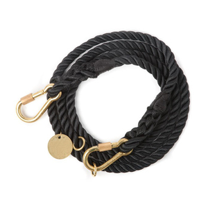 เชือกจูงสุนัขทำจากผ้าฝ้ายสะท้อนแสงอุปกรณ์ตกแต่งสำหรับสัตว์เลี้ยงแบบถัก - Product Image 2