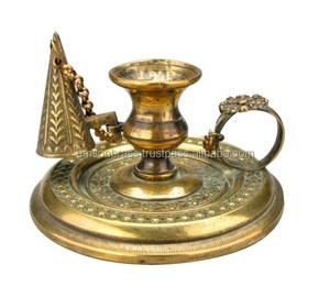 <b>Flower</b> Design Good Quality Brass Candlestick Holder for Home Decor Newest Design Brass Chamber <b>Stick</b> Holder - Product Image 6