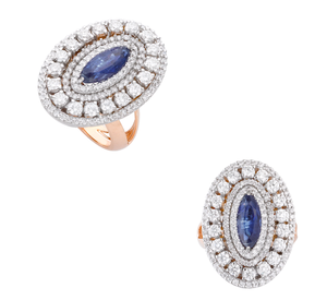 Bague en diamant-Livraison gratuite sur les achats de plus de 2000 $ Client à supporter les droits et taxes d'importation - Product Image 1