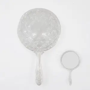 โบราณสีขาวพลาสติกสีแต่งหน้ากระจก - Product Image 1