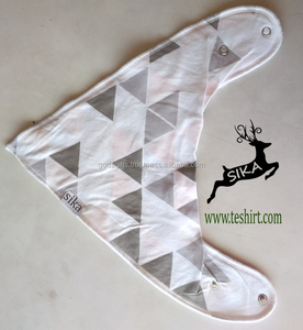 alibaba Online Sale Pre-washed and Stays Soft Wash After Wash Super Soft Baby Drool Organic Cotton Baby Bibs Bandana - Product Image 3