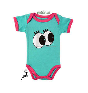 Mameluco de Bebé con Estampado de Lechero Rosa, Manga Corta, Algodón Orgánico, Unisex, Suave y Lindo, para Verano, con Botones a Presión - Product Image 4