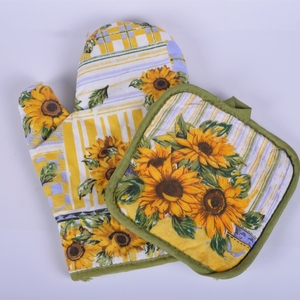<b>Oven</b> <b>Mitts</b> and Pot Holders Indian Manufacturer <b>Oven</b> mitten and Pot holder set for kitchen use - Product Image 5