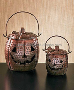 Décor d'Halloween de citrouilles en verre au mercure pour la maison - Product Image 3