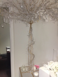 Árbol de decoración de cristal de metal hecho a mano elegante estilo Ins para boda Navidad pieza central interior - Product Image 4