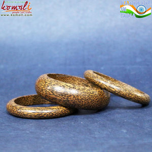 Plain Texture <b>Wooden</b> Bangle <b>Jewellery</b> Finished Unfinished <b>Wooden</b> Bangles - Product Image 3