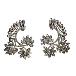 925ต่างหูเม็ดเดี่ยวสีเงินสเตอร์ลิงแนววินเทจเครื่องประดับแฟชั่นมีสไตล์ชุบโรเดียมสีทองสำหรับเด็กผู้หญิงสำหรับงานเลี้ยงครบรอบ - Product Image 1