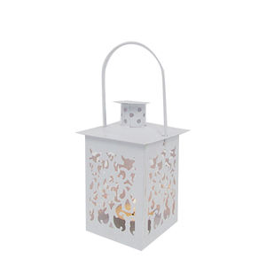 โคมไฟแก้วเทียนโลหะทำมือดีไซน์โบราณไม่เหมือนใครโคมไฟตกแต่งคริสต์มาสสำหรับตกแต่งบ้าน - Product Image 1