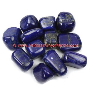 Pierres précieuses lâches de lapis lazuli naturelles polies à la main dégringolées pour une qualité supérieure - Product Image 1