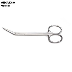 Iris 11,5 cm Tijera estándar Instrumento quirúrgico en ángulo Alimentado por electricidad - Product Image 1