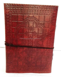 สมุดบันทึกปกหนังสีน้ำตาลพร้อมต้นด้ายฝ้ายแห่งชีวิตวารสารแฮนด์เมดต้นไม้นูนโบราณที่สวยงามแห่งชีวิต - Product Image 2