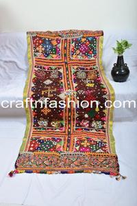 Rabari <b>Embroidered</b> Throw -Indian Tribal <b>Shawl</b>-Boho Tribal Textile-Vintage Rabari <b>Shawl</b> - Product Image 5