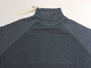 Suéter de punto informal de manga larga de cuello alto de nailon de algodón de marca de alta calidad para hombres, lotes de existencias de Bangladesh - Product Image 3