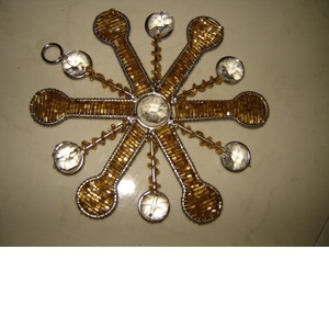 2019 Letras colgantes de Navidad Adorno de vidrio con decoraciones del alfabeto - Product Image 3