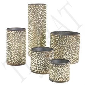 Meilleure vente de vase à fleurs classique en métal de luxe pour la décoration intérieure, accessoire de table avec logo personnalisé pour mariage - Product Image 5