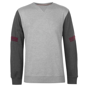 OEM personalizado moda peso pesado Jersey cuello redondo 100% algodón sudadera para hombre sin capucha - Product Image 1