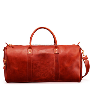 กระเป๋าเดินทางหนังแท้ดีไซน์เนอร์สุดฮิต ลดราคาพิเศษ  ใช้งานได้หลากหลาย  รับสกรีนโลโก้  ทนทาน ใช้ได้ทั้งชายและหญิง ราคาโรงงานโดยตรง - Product Image 6