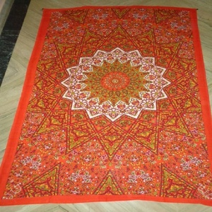 Nuevas multicolor sábanas de algodón con estampado de mandala de elefante/tapiz para colgar en la pared al por mayor de La India - Product Image 2