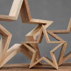 Decoración de pared de estrella de Metal negro rústico para decoración de Navidad, salas de estar interiores, decoración de habitaciones - Product Image 3