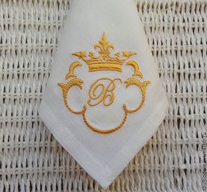 Serviettes de Cocktail brodées personnalisées, 100 pièces, en papier or, pour mariage - Product Image 1