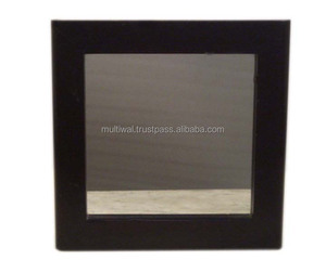 <b>White</b> and Gold Brass <b>Mirror</b> Round Shape for Home Wall Decorative Item - Product Image 2